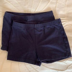 Navy blue cartwheel shorts